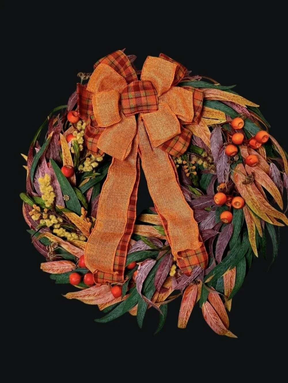 Harvest Farmhouse Floral wreath